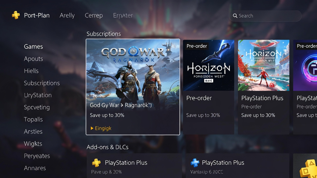 مشتريات من متجر PlayStation